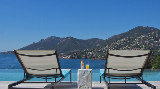 Unique villa sur la Côte d'Azur