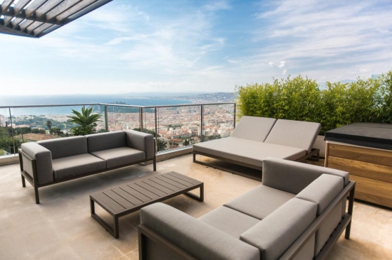 6-bedroom apartment in a luxurious modern residence in Nice