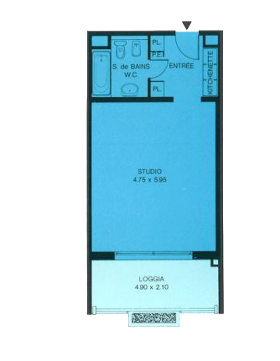 Appartement Studio à Moneghetti - RFC31280217AV