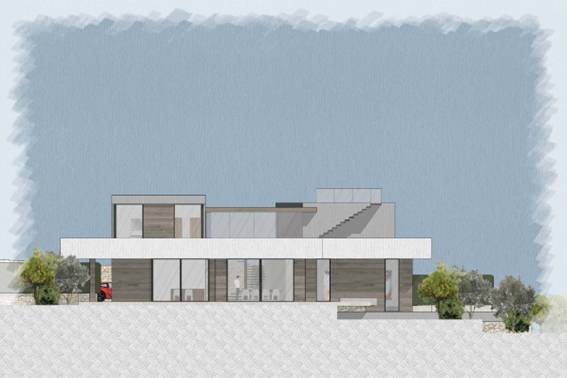 Villa inachevée à vendre à Beaulieu, 500m2, vue panoramique sur la mer