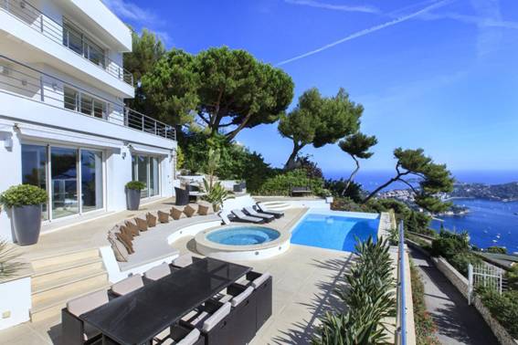 La villa avec vue sur la mer à Villefranche-sur-Mer