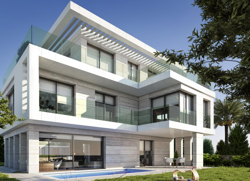 Villa moderne 200 m2 sur 3 niveaux avec piscine - RFC45311222VV