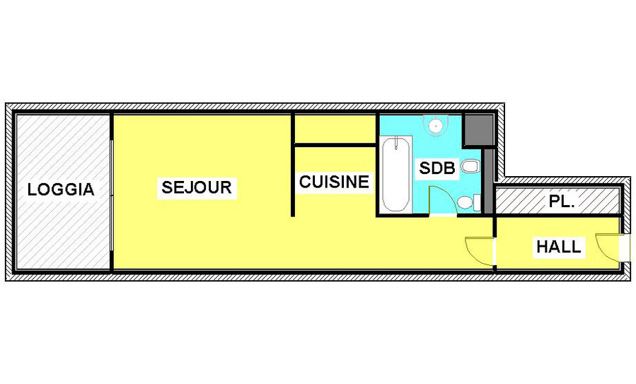 Ce studio dans le quartier de Fontvieille - RFC31270217AV