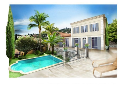 Villa - 140 m² - 4 chambres - Vue panoramique sur la mer - 5 minutes de la plage